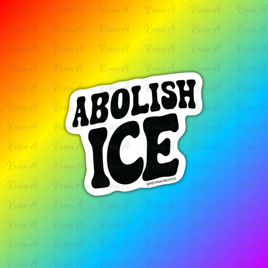 Abolish Ice Sticker