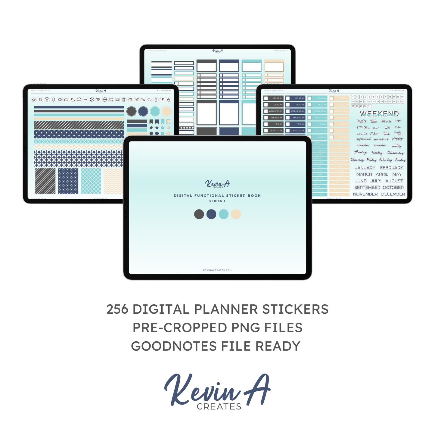Digital Functional Sticker Book Series 1