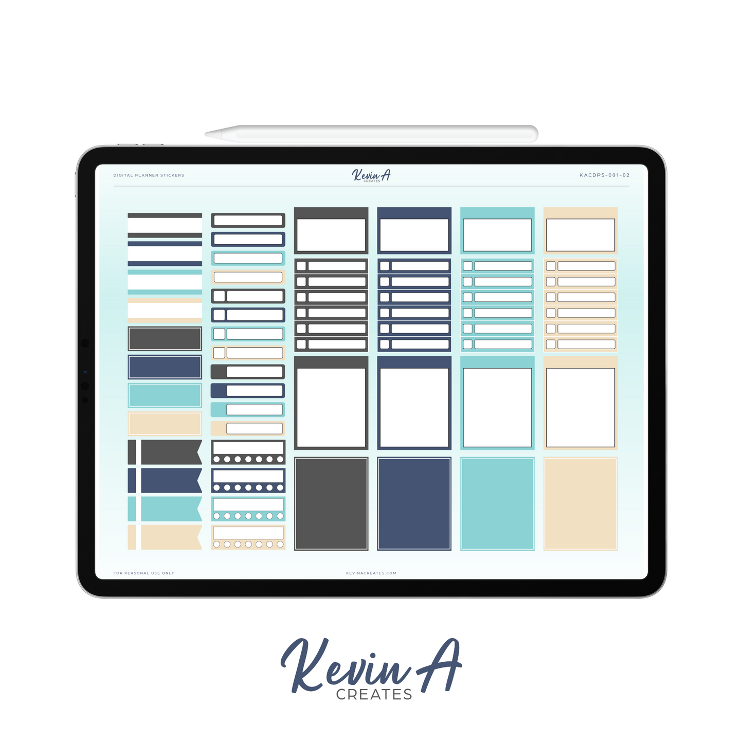 Digital Functional Sticker Book Series 1