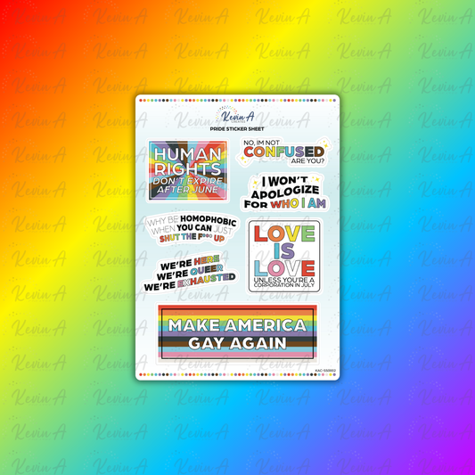 Pride #2 Sticker Sheet