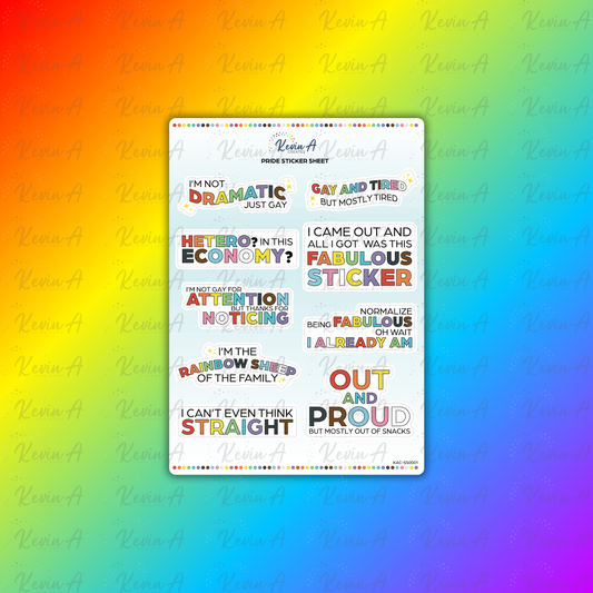 Pride #1 Sticker Sheet