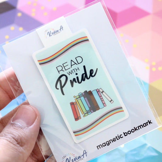 Read with Pride Magnetic Bookmark