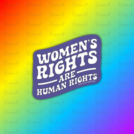 Women's Rights Are Human Rights Sticker