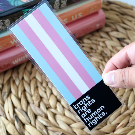 Trans Rights Are Human Rights Laminated Bookmark