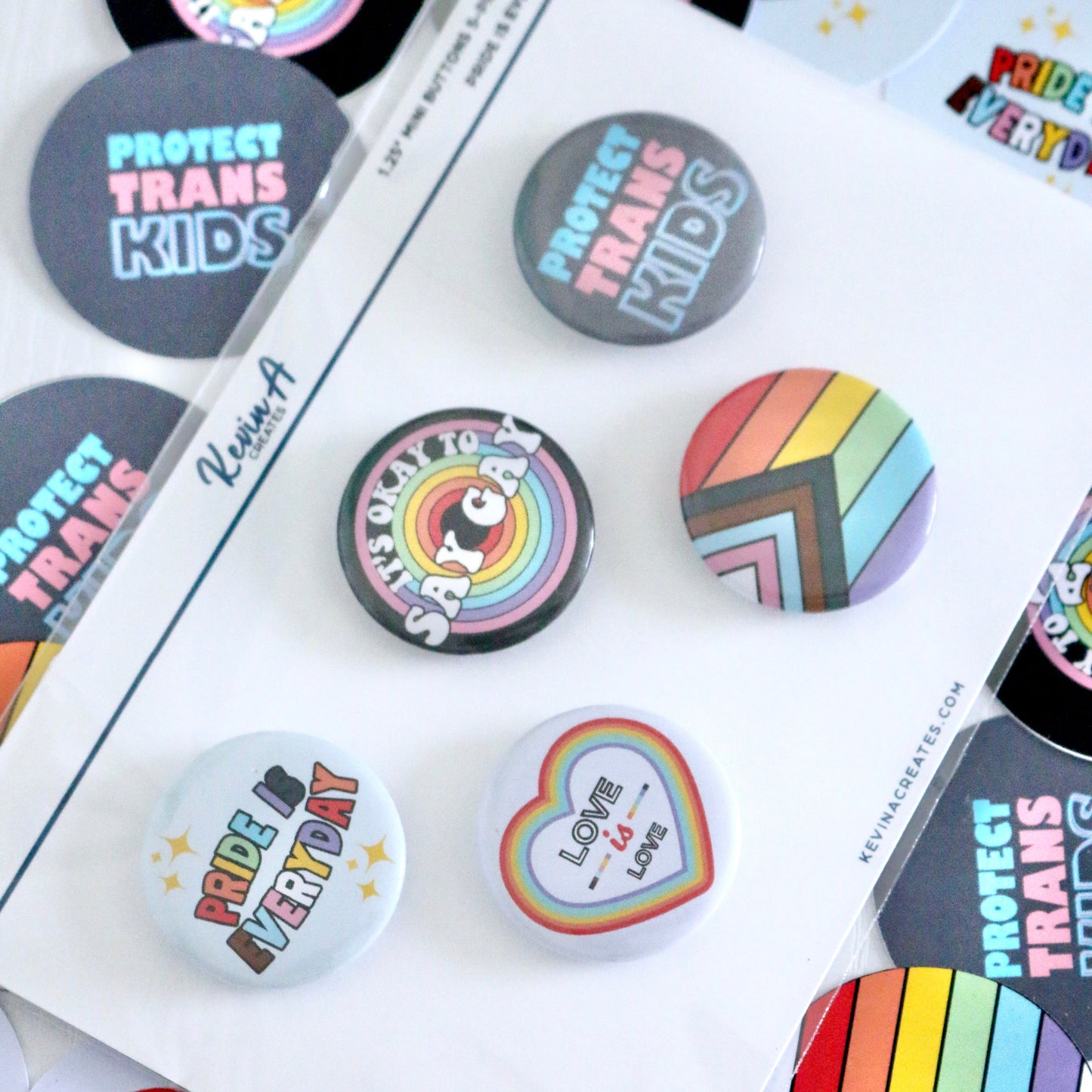 Pride is Everyday 5 Button Pin Pack