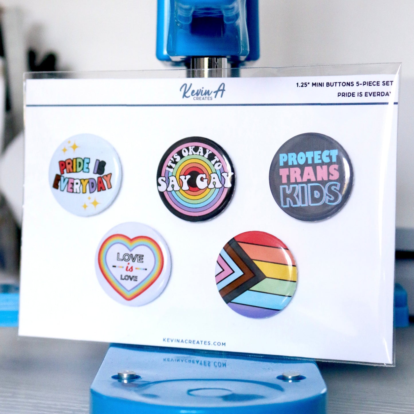 Pride is Everyday 5 Button Pin Pack