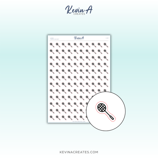 *LAST CHANCE* Icons - Tennis Icon Planner Stickers