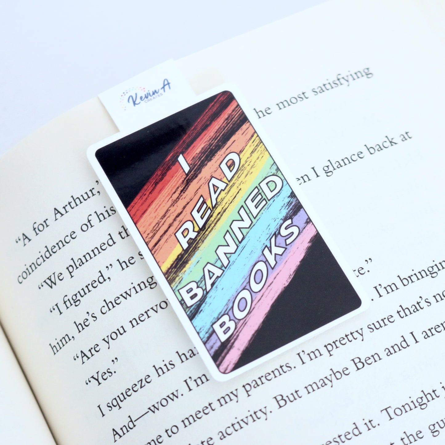 I Read Banned Books Magnetic Bookmark