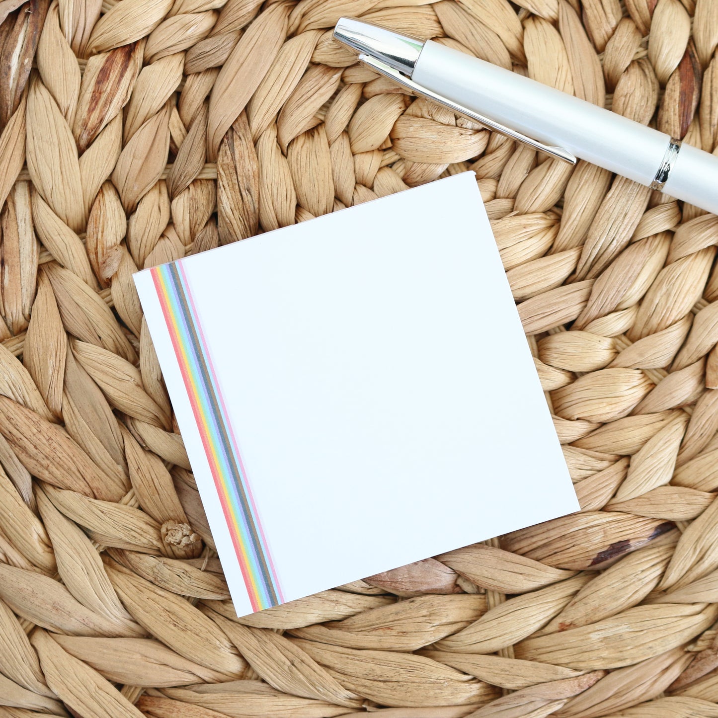 Strip Rainbow Handmade Notepad