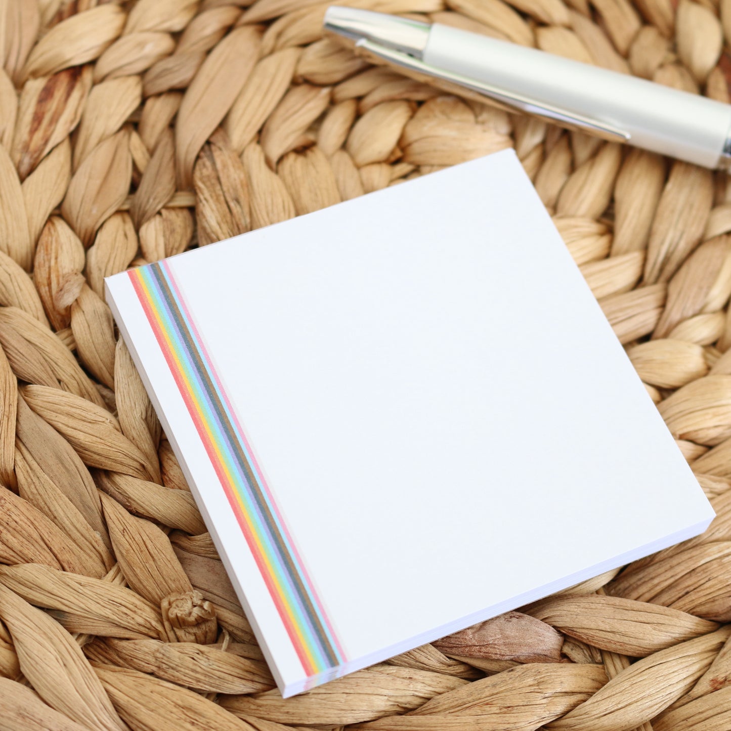 Strip Rainbow Handmade Notepad