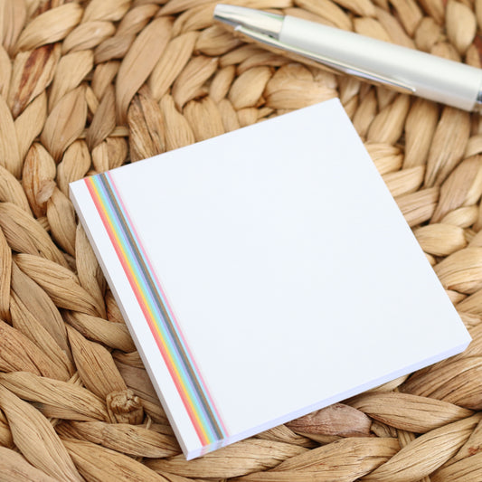 Strip Rainbow Handmade Notepad