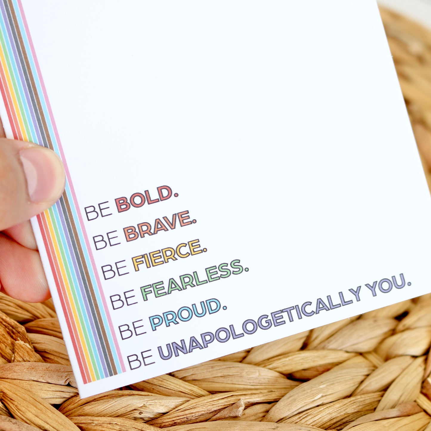 Be Bold, Brave, Fierce, Fearless, Proud, Unapologetically You Greeting Card