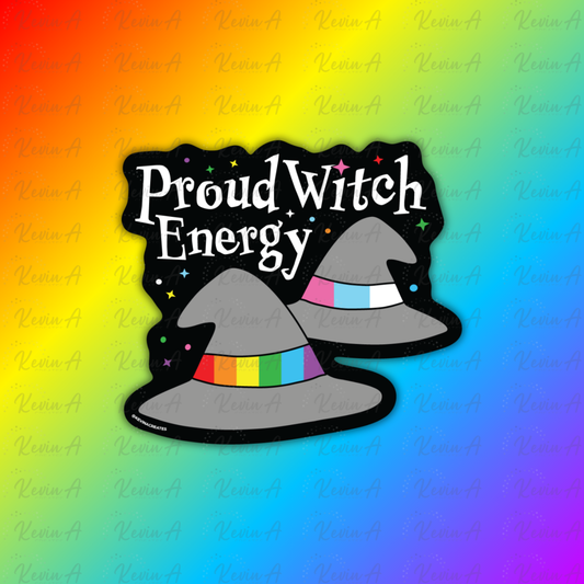 Proud Witch Energy Sticker