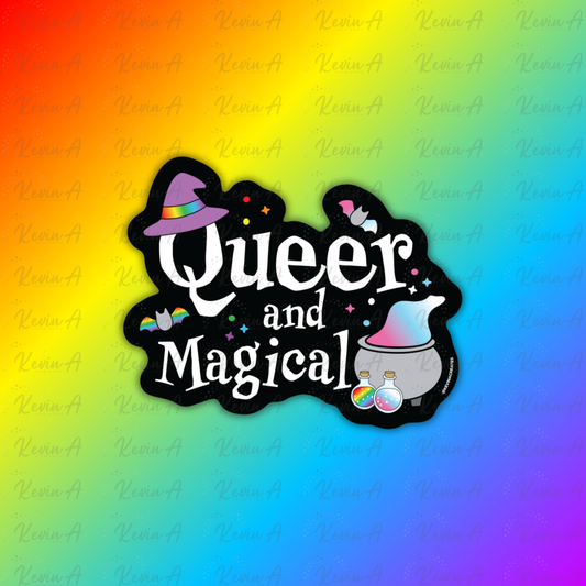 Queer and Magical Sticker