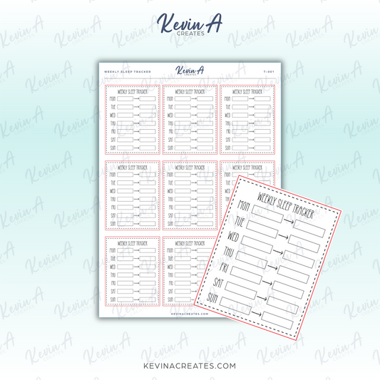 *LAST CHANCE* Sleep Tracker Planner Stickers