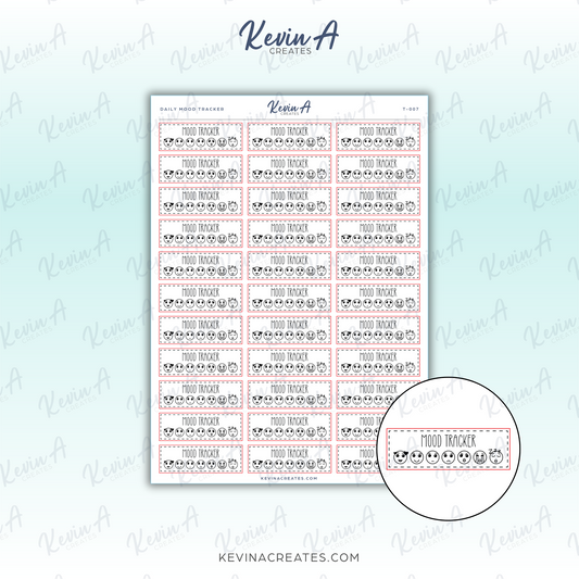*LAST CHANCE* Daily Mood Tracker Planner Stickers