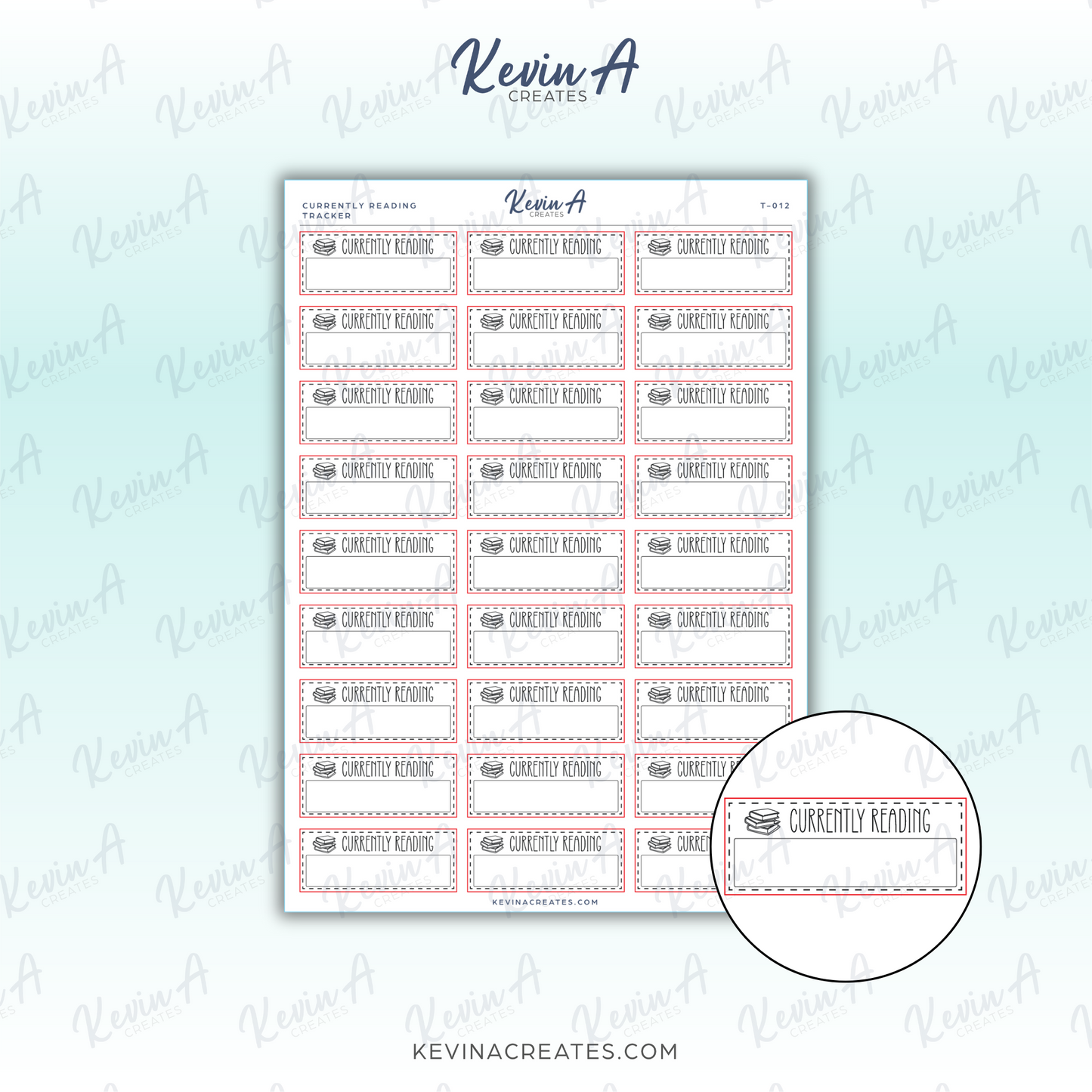*LAST CHANCE* Currently Reading Tracker Planner Stickers