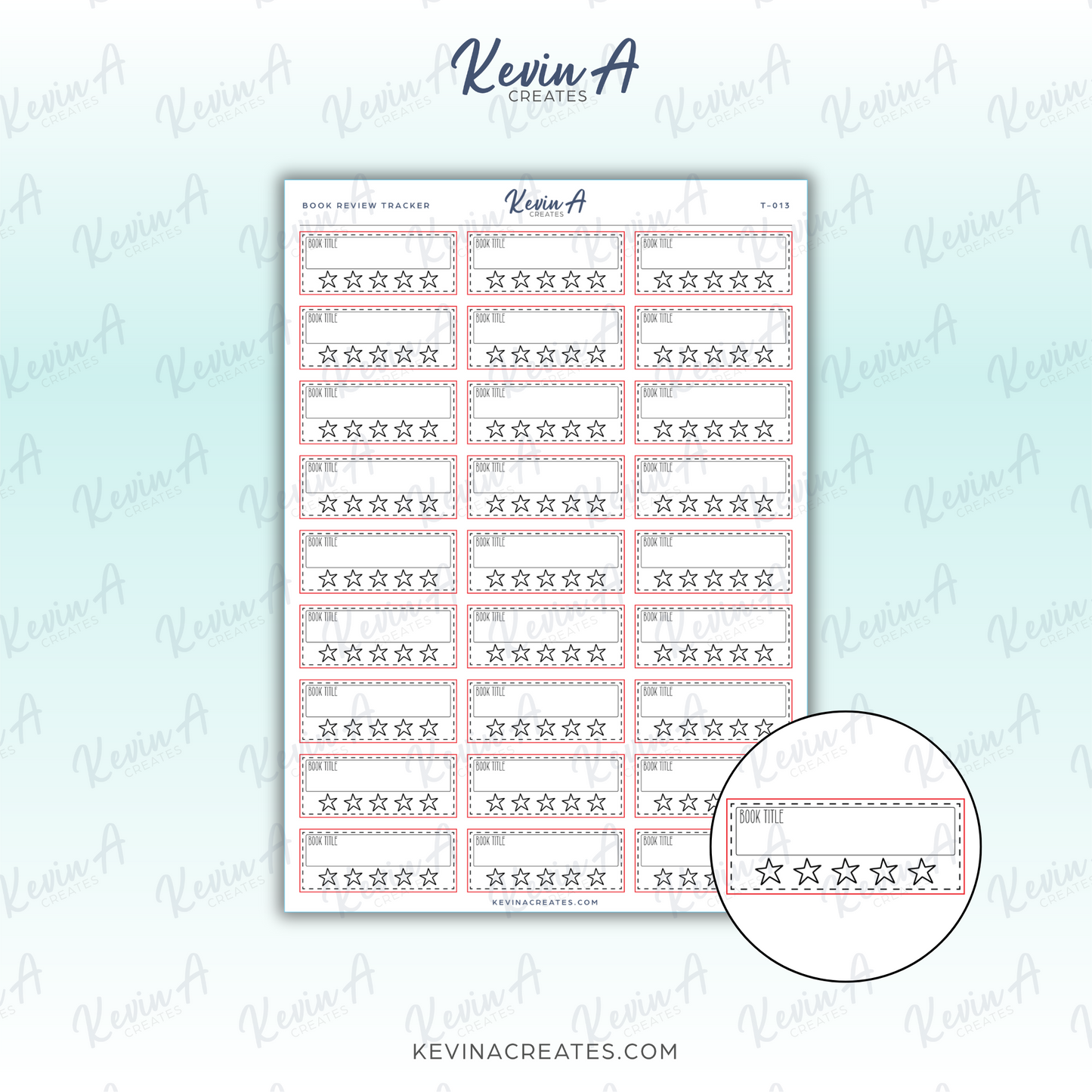 *LAST CHANCE* Book Review Tracker Planner Stickers