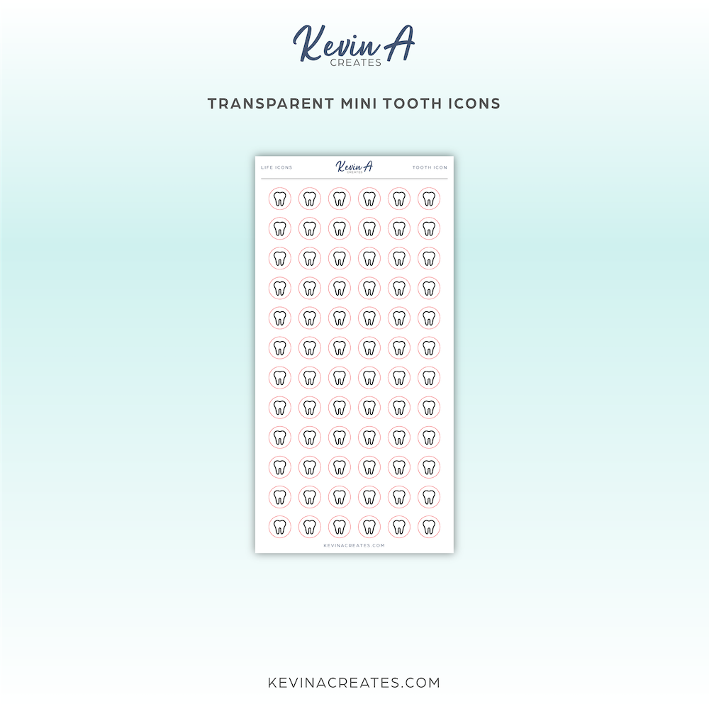 Transparent Mini Icons - Tooth