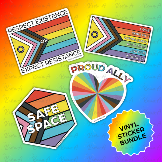 Safe Space Starter Vinyl Sticker Bundle