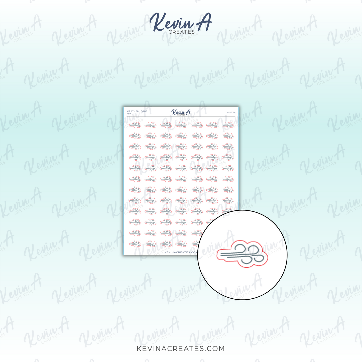 *LAST CHANCE* Windy - Weather Icon Planner Stickers