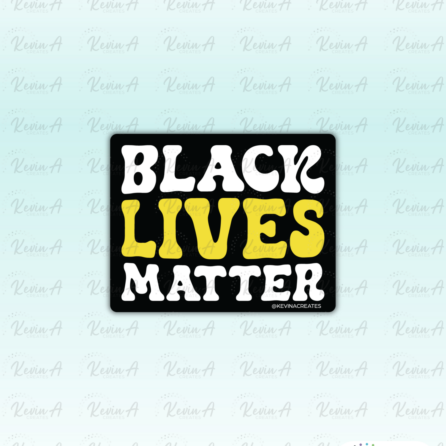 Black Lives Matter Die Cut Sticker