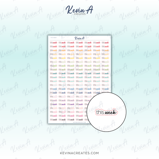 *LAST CHANCE* THIS WEEK - Script/Font Planner Stickers