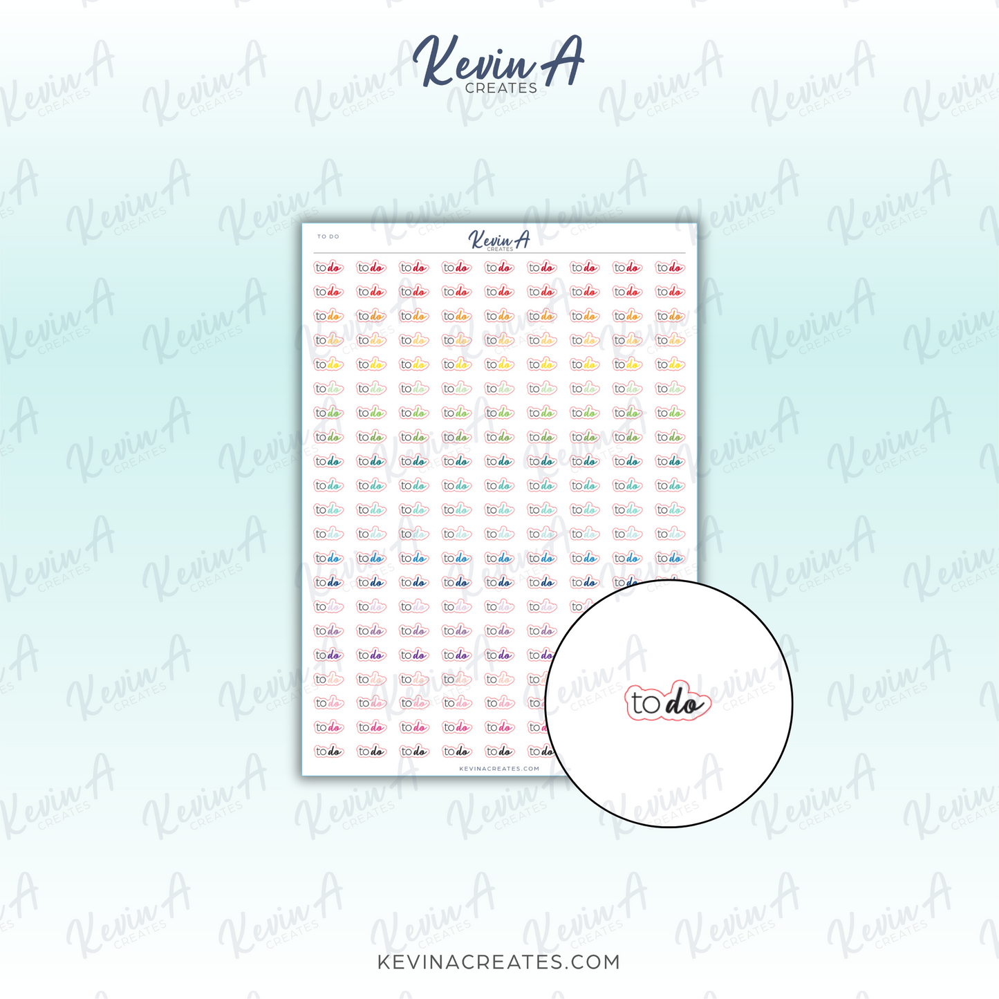 *LAST CHANCE* TO DO - Script/Font Planner Stickers