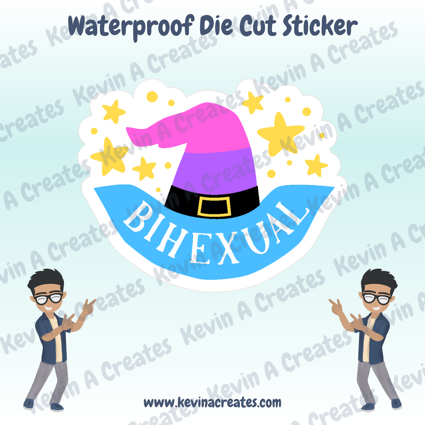 *LAST CHANCE* BiHEXual Die Cut Stickers