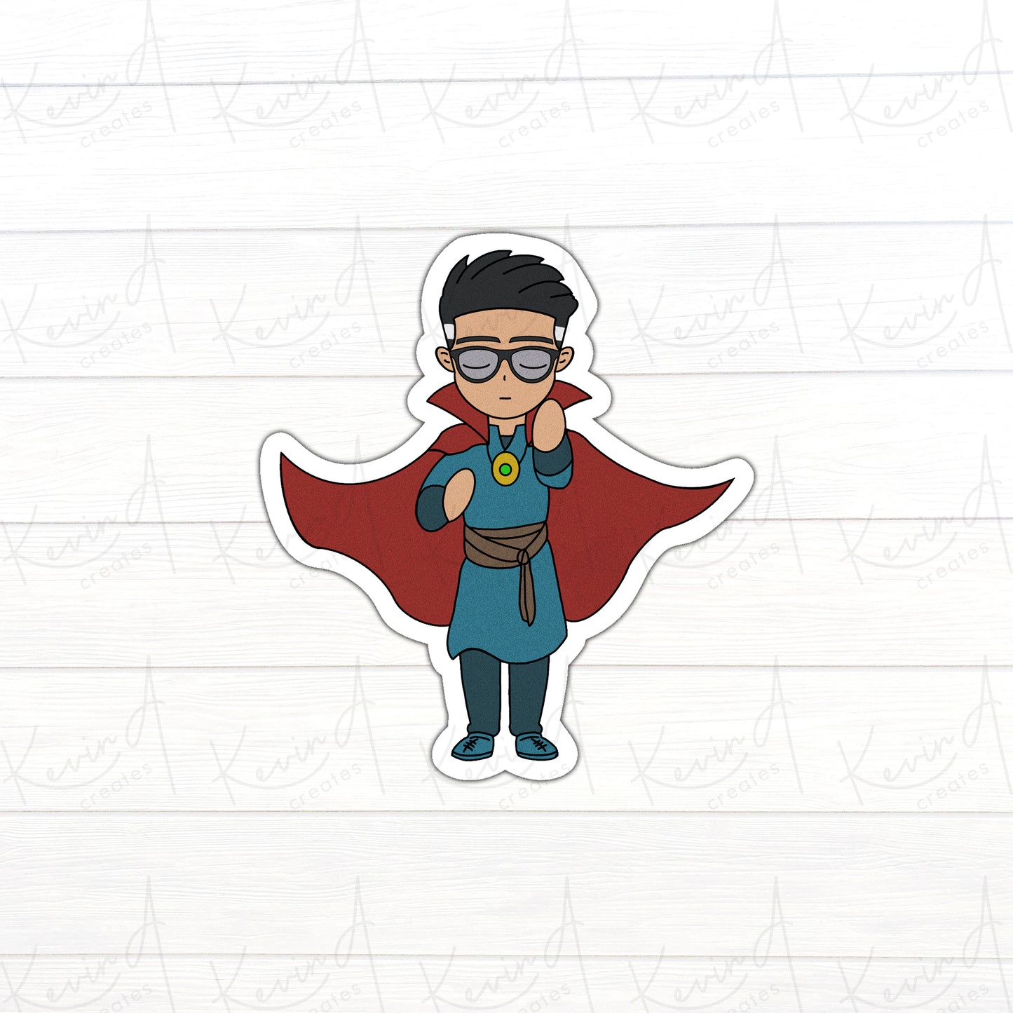 DC-005, Dr. Dude Die Cut Stickers