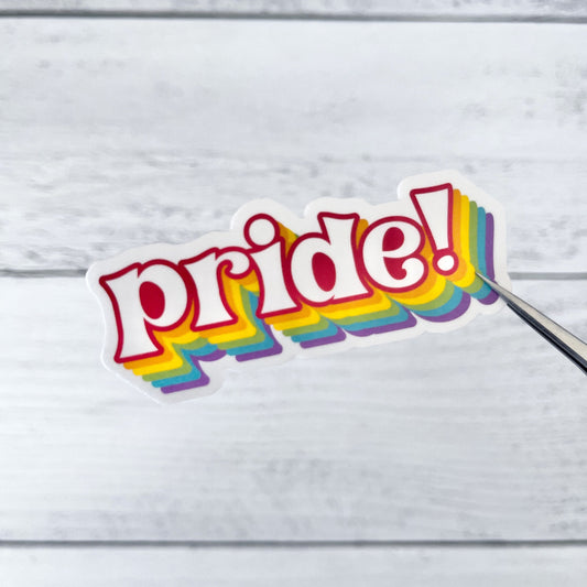 *LAST CHANCE* "Pride" Die Cut Stickers