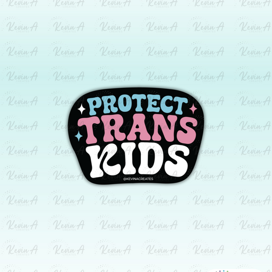 Protect Trans Kids Die Cut Sticker