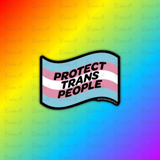 Protect Trans People Sticker