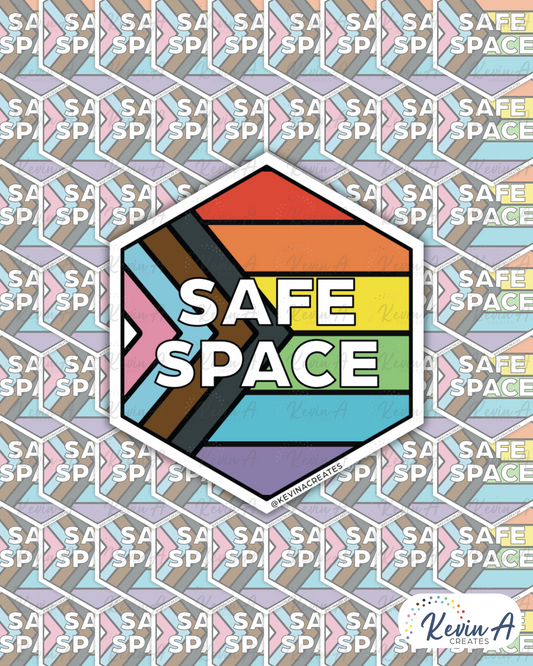 SAFE SPACE Die Cut Stickers