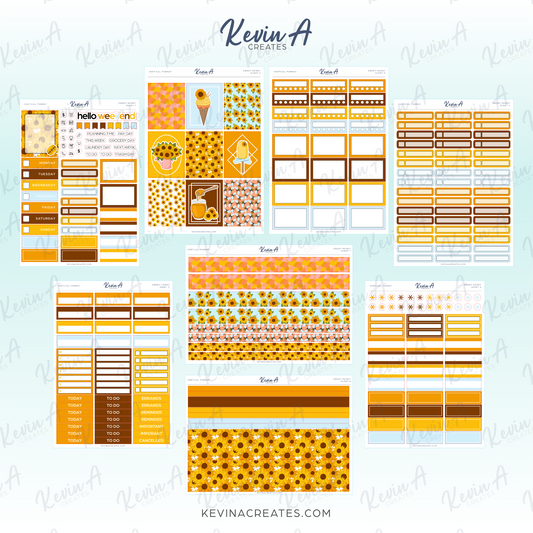 Sweet Honey Weekly Kit || Vertical Format