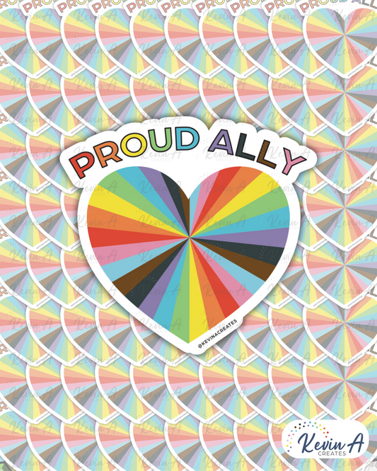 PROUD ALLY Die Cut Sticker