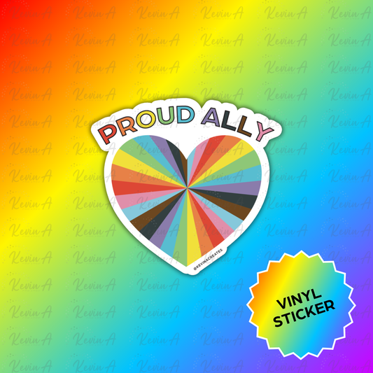 Proud Ally Vinyl Sticker
