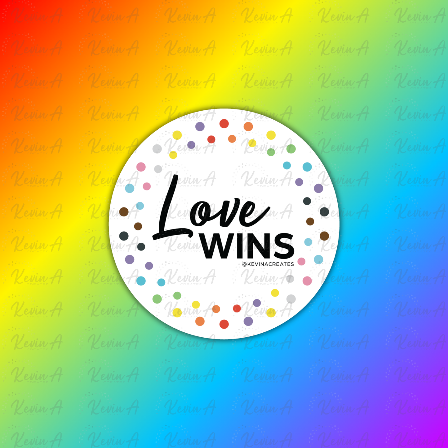 Love Wins Sticker