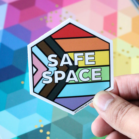 "Safe Space" Vinyl Die Cut Sticker