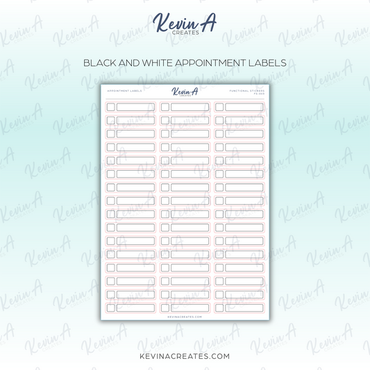 Minimal Appointment Labels