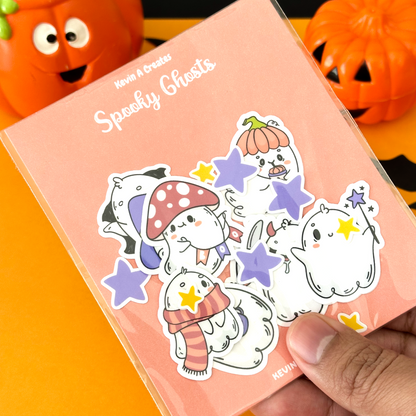 Spooky Ghosts Sticker Pack