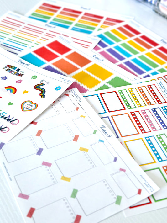 Pride is Everyday Monthly Bundle Planner Stickers