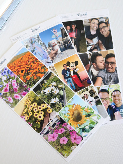 Personalized Photo Memory Sticker Sheets