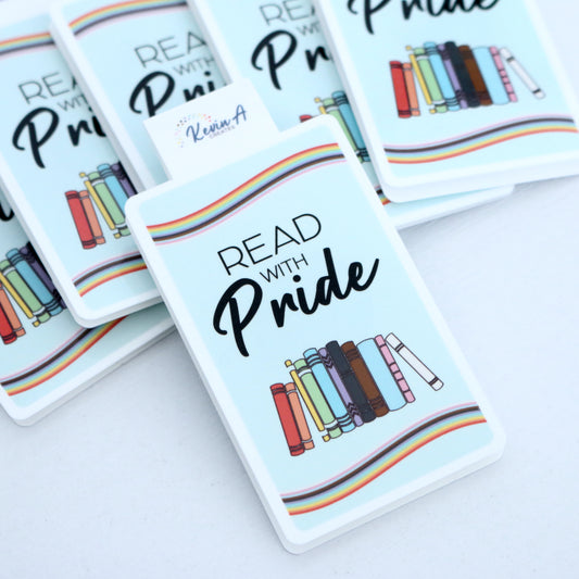 Read with Pride Magnetic Bookmark