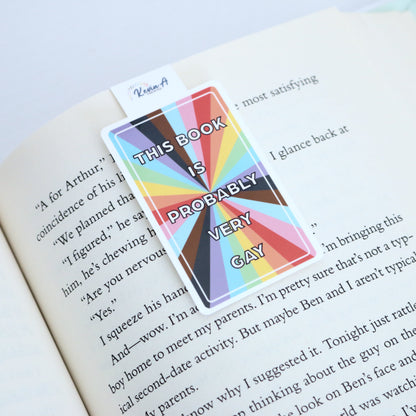 This Book is Probably Very Gay Magnetic Bookmark