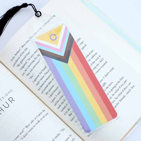 Progressive Pride Flag Bookmark