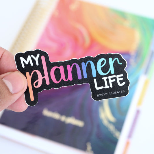 DC-132, MY PLANNER LIFE Die Cut Sticker