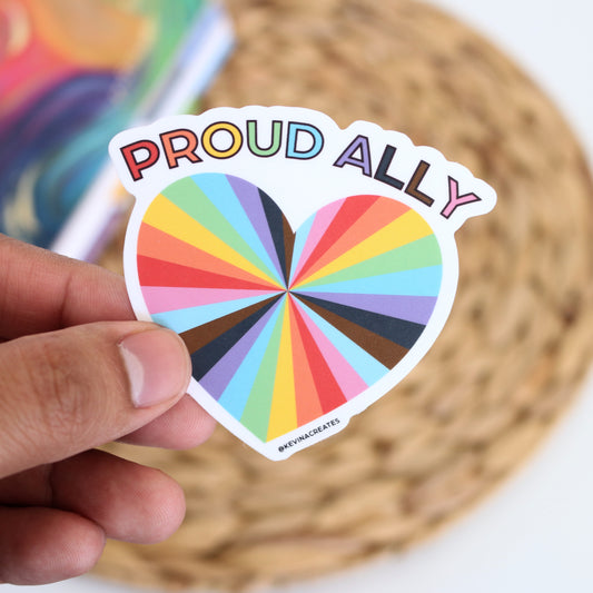 DC-144, PROUD ALLY Die Cut Sticker