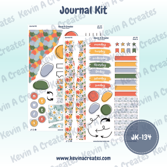 JK-134, Planner Stickers Journaling Kit