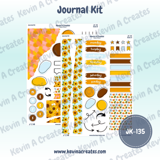 JK-135, Planner Stickers Journaling Kit